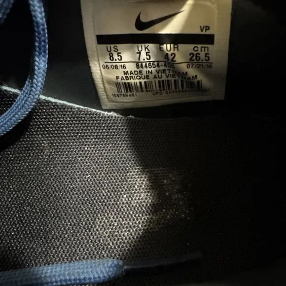 Nike Air Zoom Pegasus 92 Prm 3m Reflective Men size 8.5 Coastal Blue 844654 400 - Picture 7 of 7